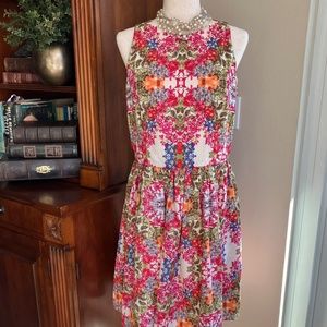 Maggie London Dress Springtime Floral - Size 12